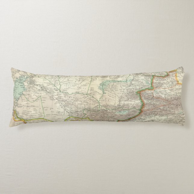 Coussins Longs La Russie, Chine, Asie 2 (Devant)