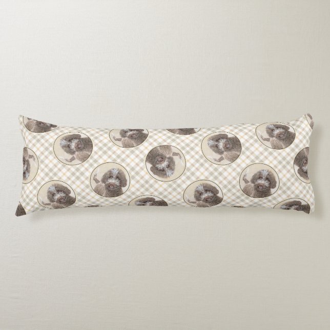Coussins Longs Lagotto Romagnolo Peinture Cute Original Chien Art (Devant)