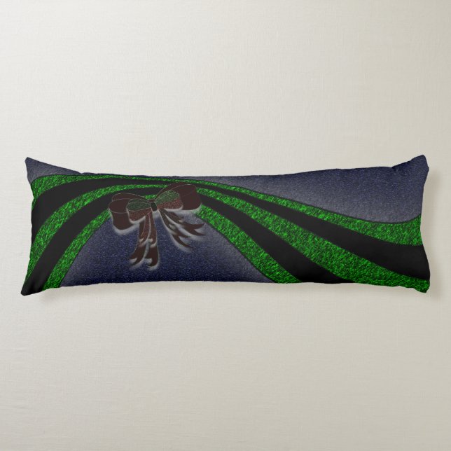 Coussins Longs Le Bow de Noël - (Devant)