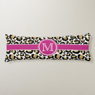 Coussins Longs Leopard personnalisé