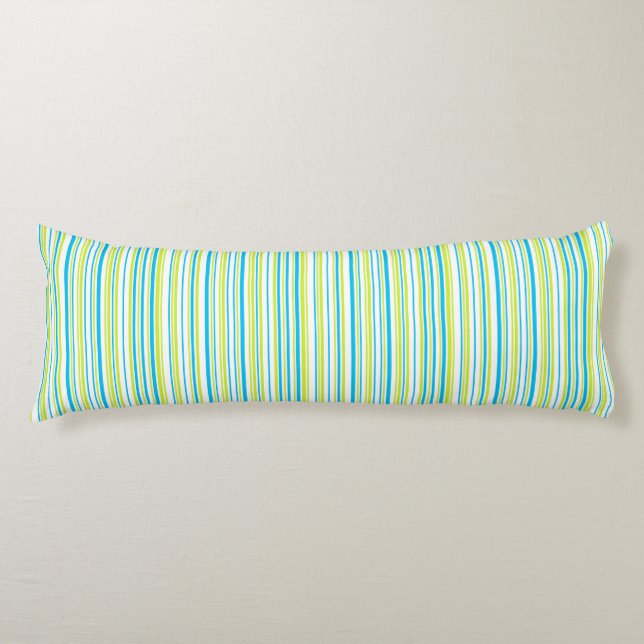 Coussins Longs Les Patterns de Stripes (Devant)