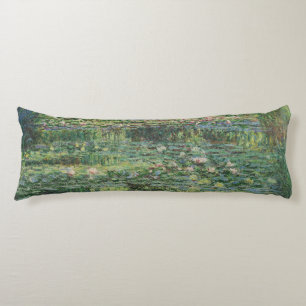 Coussins Longs L'étang À Eau, Peinture À L'Huile Paysagère, Monet