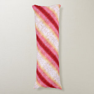 Coussins Longs Lever du soleil de Sakura rose tombant