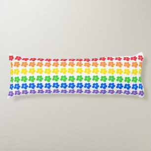Coussins Longs LGBT Rainbow Flowers Gay pride Liberté et égalité