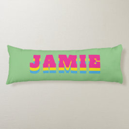 Coussins Longs LGBTQ Rainbow Pansexual Pride Nom personnalisé