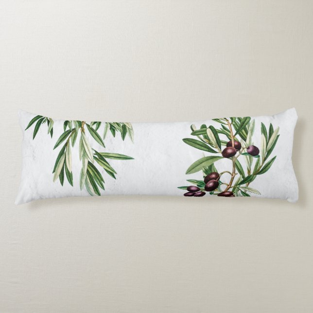 Coussins Longs L'île méditerranéenne grecque Feuille d'olive (Devant)