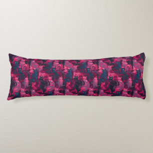 Coussins Longs Lit moderne décor côtier avec impression de camouf