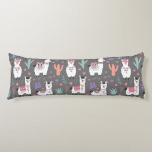Coussins Longs Llama Motif