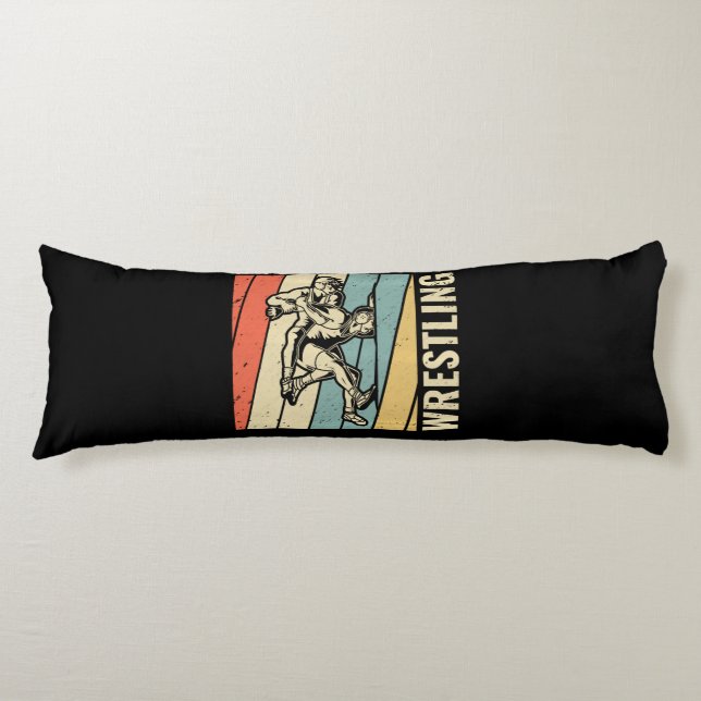 Coussins Longs Lutter Sport Wrestler Lover Funny Gift (Devant)