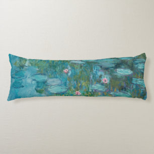 Coussins Longs Lys à eau, Peinture à l'huile d'art, Claude Monet