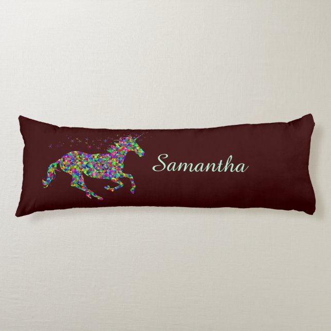 Coussins Longs Magie de licorne (Devant)