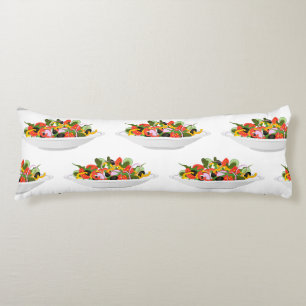 Coussins Longs Mangez plus de plantes frais motivation salade let