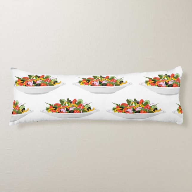 Coussins Longs Mangez plus de plantes frais motivation salade let (Devant)