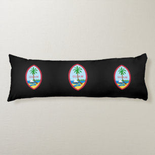 Coussins Longs Manteau des bras de Guam