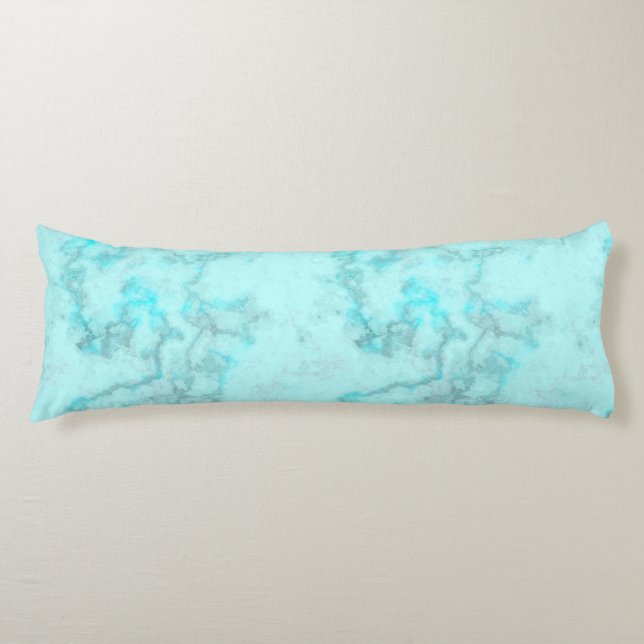 Coussins Longs Marbre Bleu (Devant)