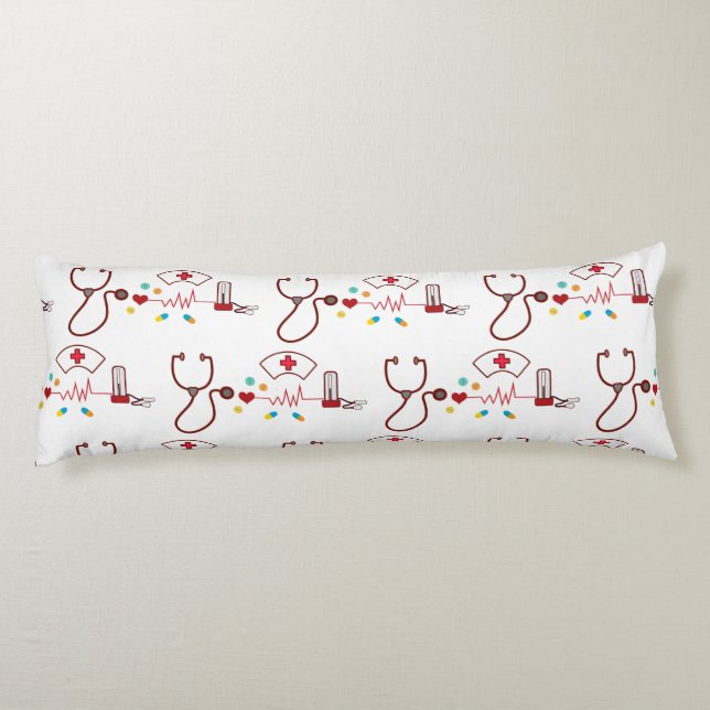 Coussins Longs médecin, Infirmière, Médicale, hôpital (Dos)
