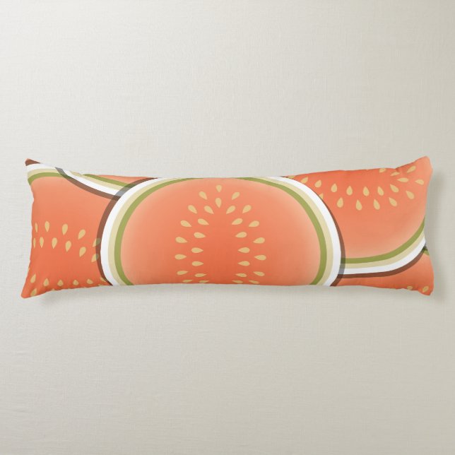 Coussins Longs Mélons funky (Devant)