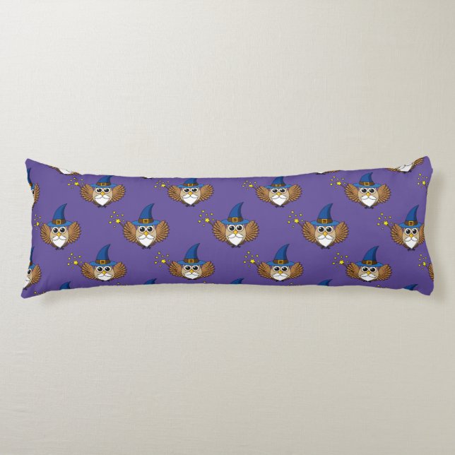 Coussins Longs Merlin mignon, sortilège (Devant)