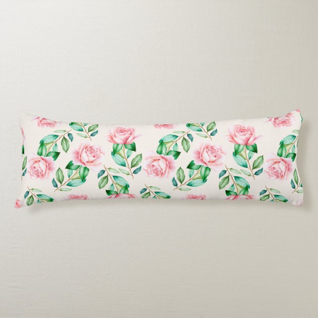 Coussins Longs Modèle floral (Devant)