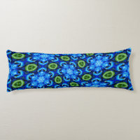 Modèle Floral bleu Abstrait