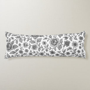 Coussins Longs Modèle Floral Rose vintage