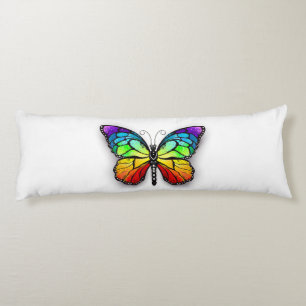 Coussins Longs Monarque papillon arc-en-ciel