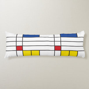Coussins Longs Mondrian II Minimum De Stijl Modern Art Design