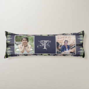 Coussins Longs Monogramme fait sur commande Steampunk 2 photos