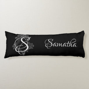 Coussins Longs Monogramme personnalisé initial