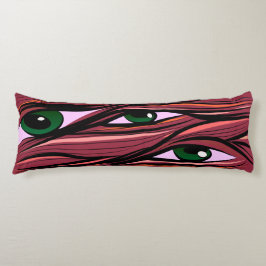 Coussins Longs Monster des yeux