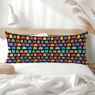 Coussins Longs Monstres de jeux vidéo Motif geek nerd gamer