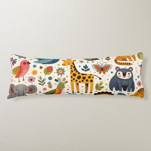 Coussins Longs Motif animal de dessin