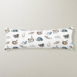 Coussins Longs Motif animal reptile de serpents colorés