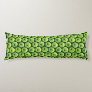 Coussins Longs Motif avec les pommes vertes