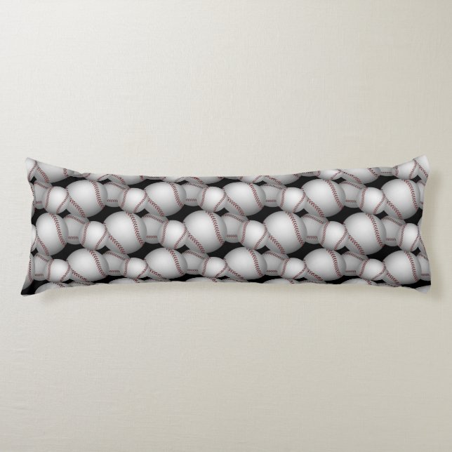 Coussins Longs Motif Baseballs (Devant)