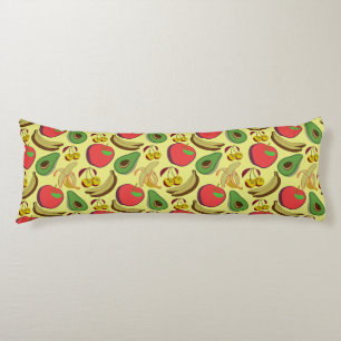 Coussins Longs Motif coloré aux fruits tropicaux sans soudure