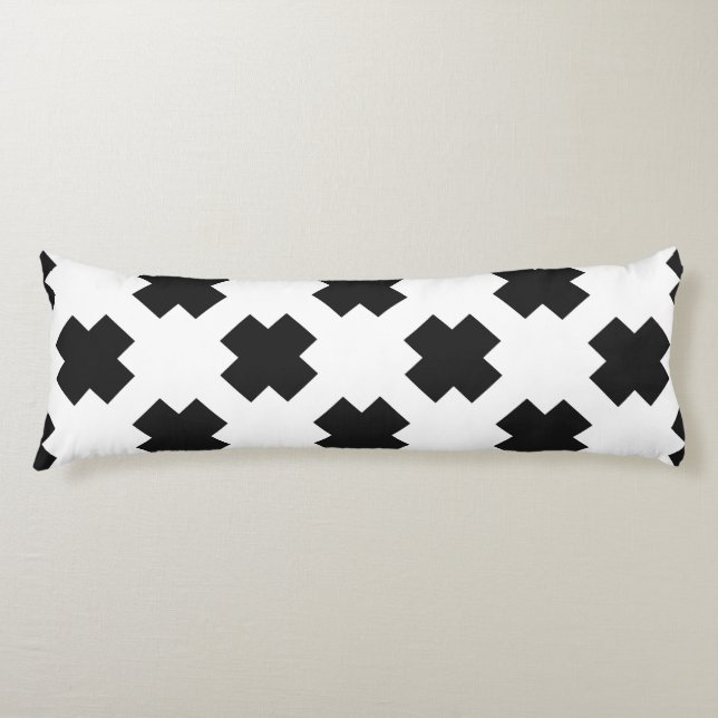 Coussins Longs Motif croisé (Devant)