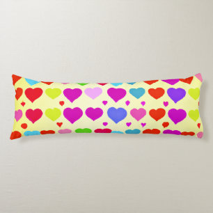 Coussins Longs Motif d'amour éblouissant