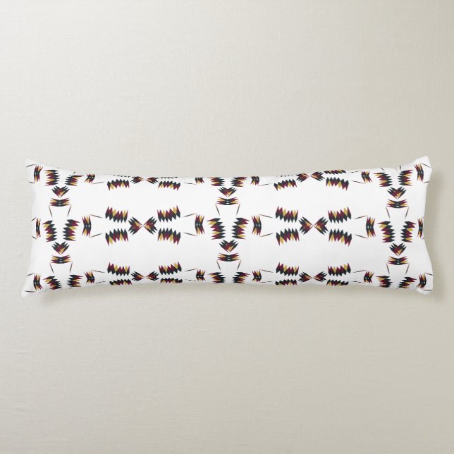 Coussins Longs Motif d'art autochtone du sud-ouest (Devant)