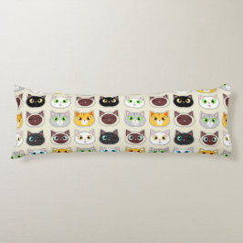 Coussins Longs Motif de chats mignons
