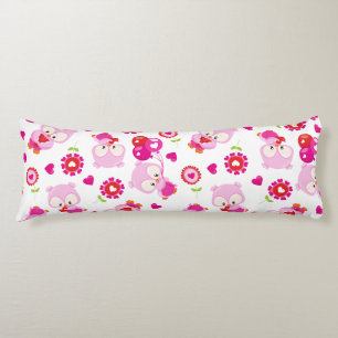 Coussins Longs Motif De Chouettes, Chouettes Mignonnes, Chouettes