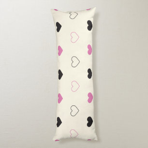 Coussins Longs Motif de cœur simple mignon