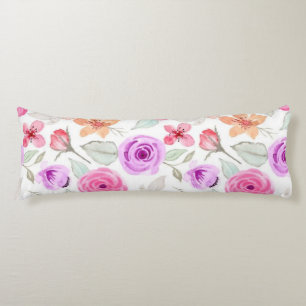 Coussins Longs Motif de fleurs