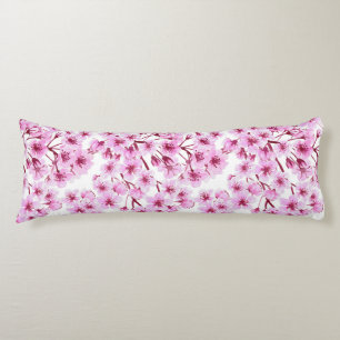 Coussins Longs Motif de fleurs de cerisiers