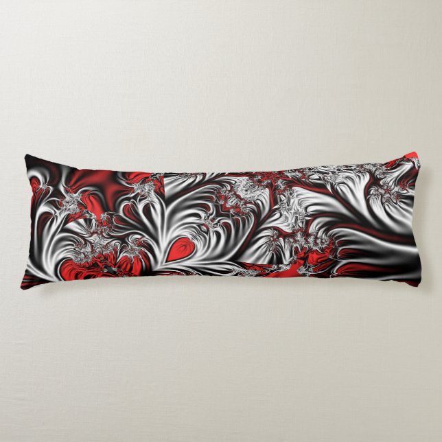 Coussins Longs motif de Fractal (Devant)