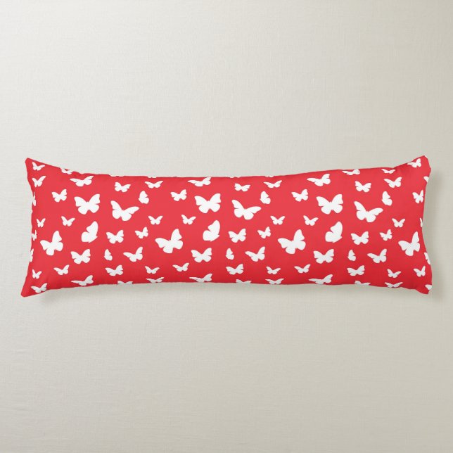 Coussins Longs Motif de papillon 2 (Devant)