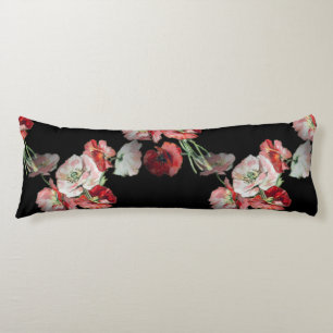 Coussins Longs Motif de pépites roses et rouges Personnalisé
