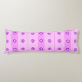 Coussins Longs Motif de petites fleurs roses et violettes