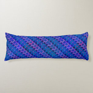 Coussins Longs Motif de questions pourpre
