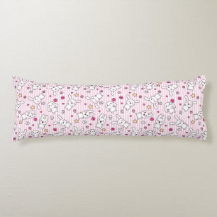 Coussins Longs motif de rayures de kawaii